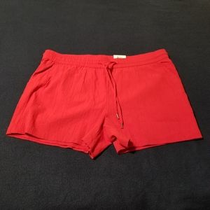 Style & Co. Core Pull-On Shorts Mid Rise Fit Lightweight Gauze Fabric Drawstring